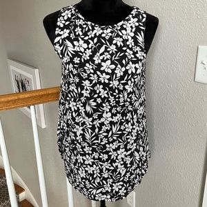 Old Navy Luxe Floral Print Tank Top